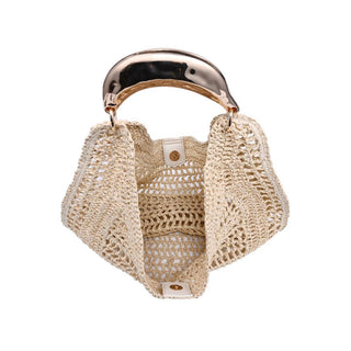 The Goldie Crochet Hobo in Natural