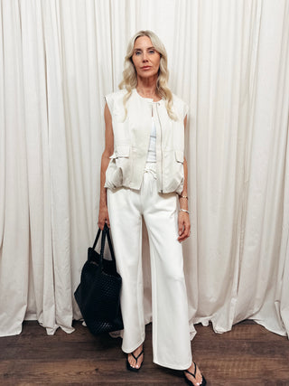 The Soft Structure Wide Leg Pant