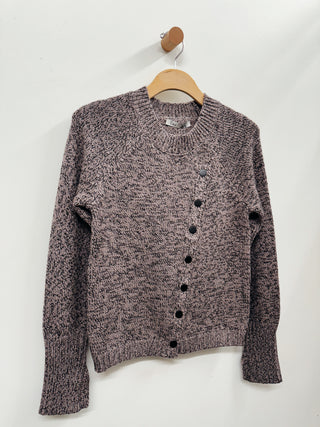 Asymmetrical Button Detail Sweater