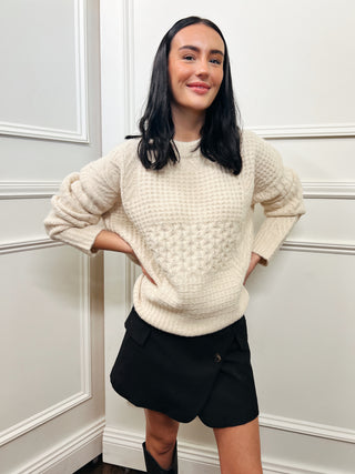 Patchwork Knitted Sweater
