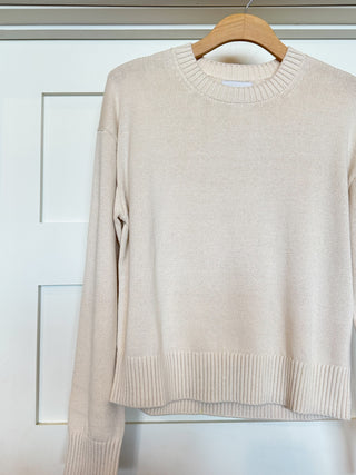 The Paloma Crewneck in Cream