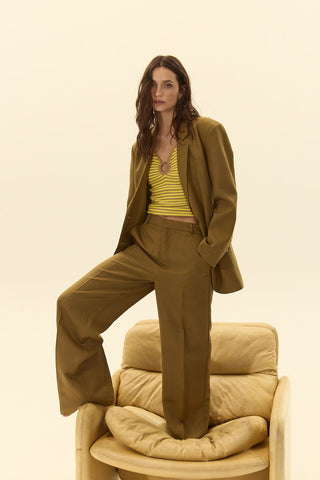 The Bari Blazer - Olive Street