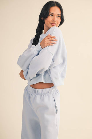 The Cozy Fleece Oversized Crewneck Sweatshirt