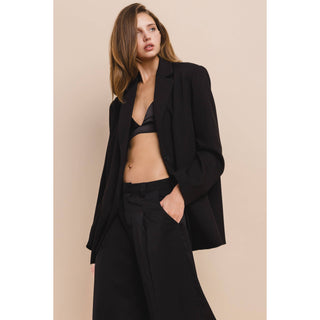 The Relaxed Fit Blazer in Black