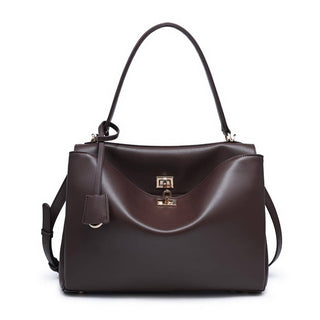 Keaton Satchel: Chocolate - Olive Street