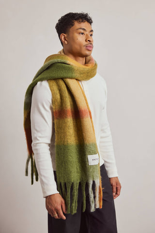 The Stockholm Scarf in Green Mix