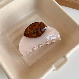 Wood Grain Claw Clip