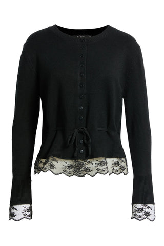The Funkadelic Lace Trim Cardigan