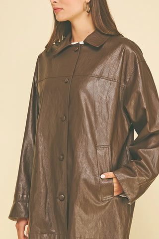 The Faux Leather Dakota Jacket