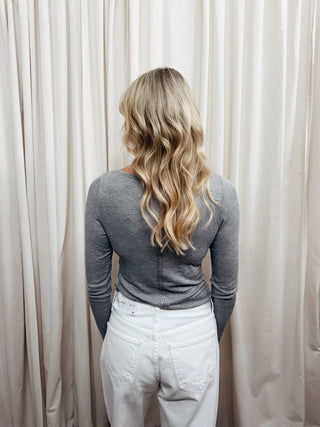 Yoko Seamed Boatneck Rib Longsleeve