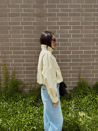 The Stand Collar Drawstring Jacket