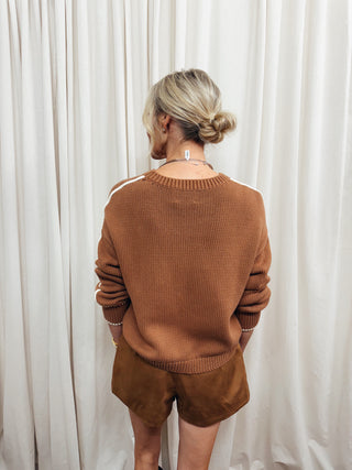 Miro Contrast Piping Pullover
