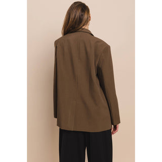 The Relaxed Fit Blazer in Brown