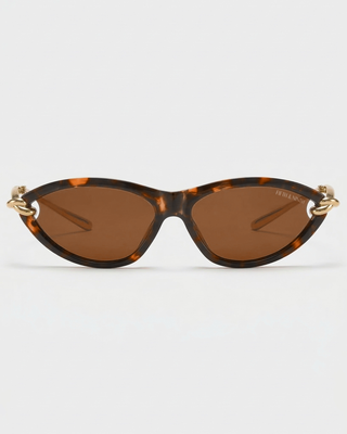 The Saskia Polarized Cat Eye in Tort