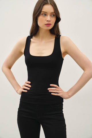 The Double Lined Square Neck Tank