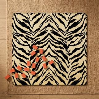 The Neoprene Mahjong Mat in Zebra