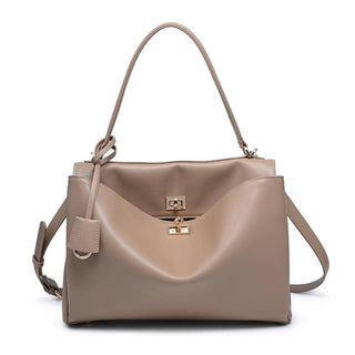 Keaton Satchel: Taupe - Olive Street