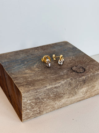Two Tone Chain Earring