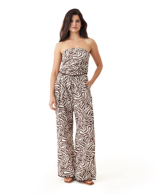 The Zebra Scarf Tube Top - Olive Street