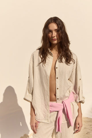 The Santorini Shirt - Olive Street