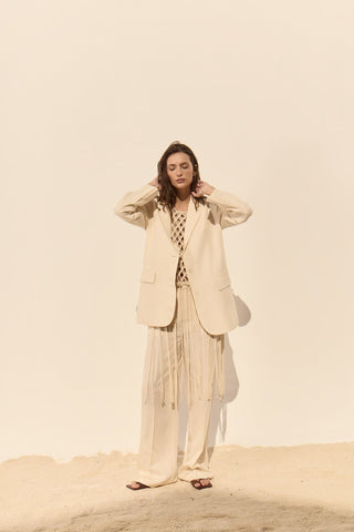 The Bari Blazer - Olive Street
