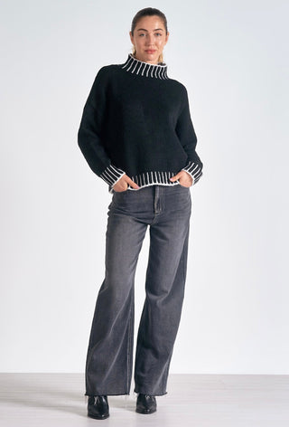 Stitch Detail Turtleneck