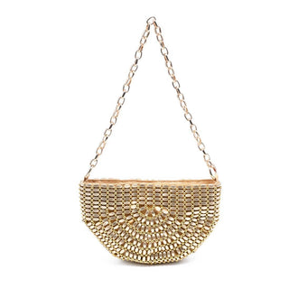 The Rowan Evening Bag in Gold - Olive Street