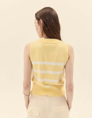 The Mykonos Knit Vest - Olive Street