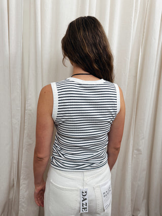 Jordan Rib Stripe U-Neck Tank