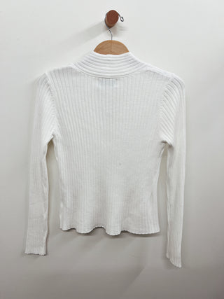 Cable V-Neck Sweater