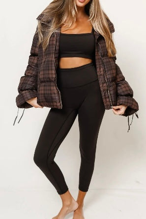 The Plaid Puffer Jacket