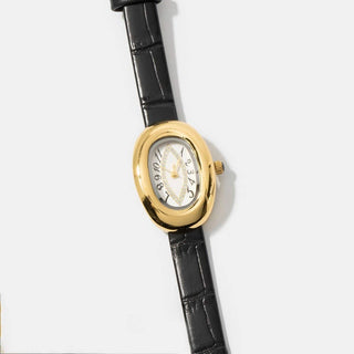 The Oval Classic Watch in Gold - Olive Street