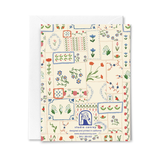 Welcome Baby Quilt Card - Olive Street