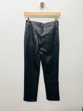 Faux Leather 5-pocket Pant