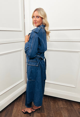 Denim Trench