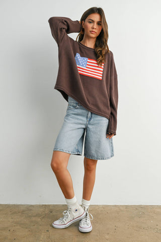 The Coastal Flag Knit - Olive Street