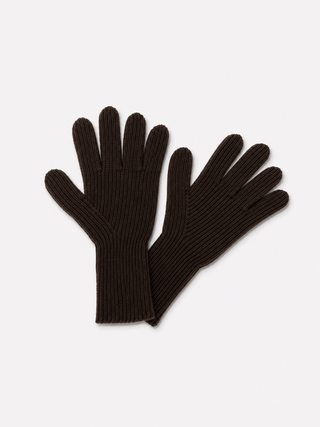 The Cashmere Gloves in Brown