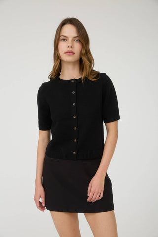 The Short Sleeve Button Cardigan