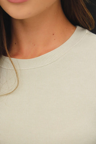 The Garment Dye Ribbed Longsleeve