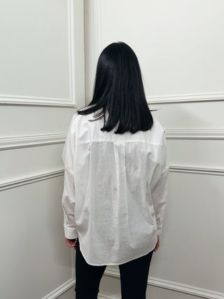 Pleated Oversized Shirt