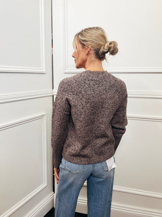 Asymmetrical Button Detail Sweater