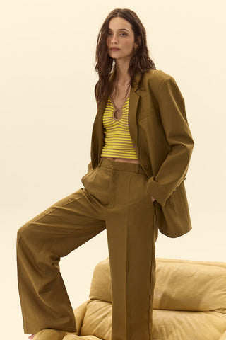 The Bari Blazer - Olive Street