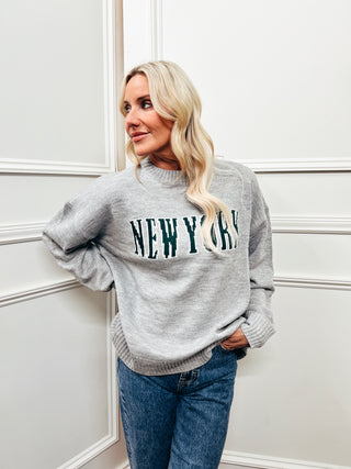 New York Graphic Sweater
