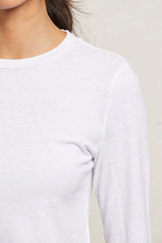 The Jamie Long Sleeve in White