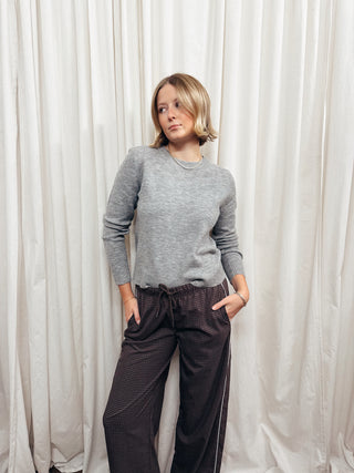 The Plaid Check Easy Pant - Olive Street