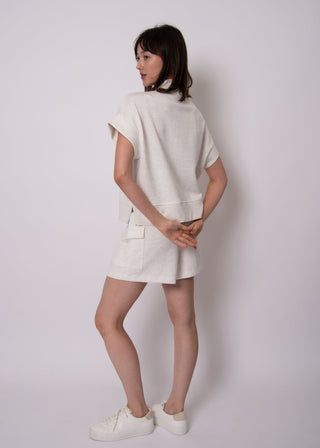 The Dua Scuba Half Zip Short Sleeve Pullover - Olive Street