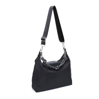 The Nova Rope Handle Hobo in Black - Olive Street