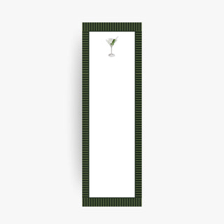 Martini Skinny Notepad - Olive Street