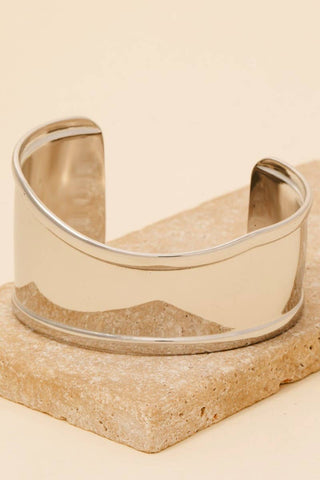 Stainless Steel Wide Cuff Bracelet