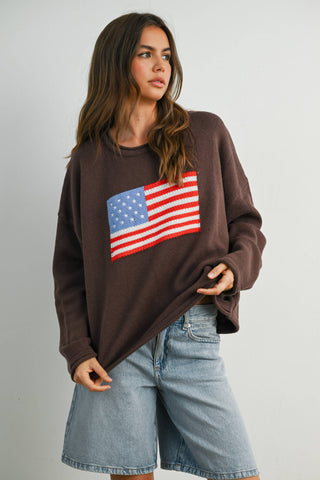 The Coastal Flag Knit - Olive Street